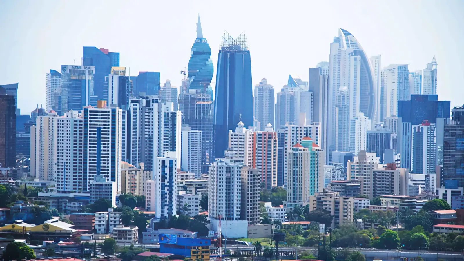 Centro financiero y skyline de Ciudad de Panamá