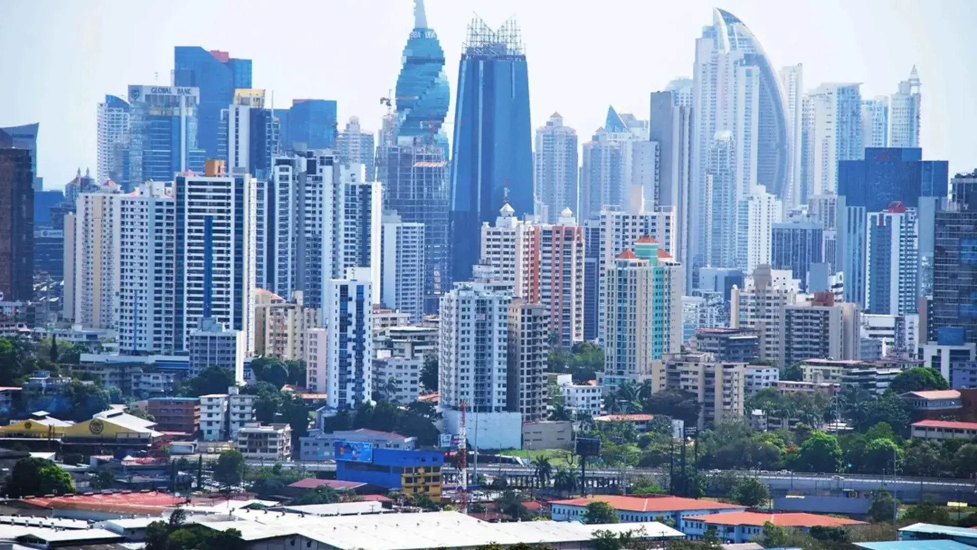 Centro financiero y skyline de Ciudad de Panamá